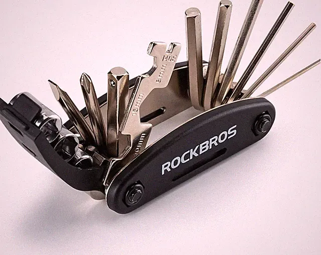 16-in-1 MTB Bike Compact Lightweight Multitool Portable Bicycle Tool 1 Pack