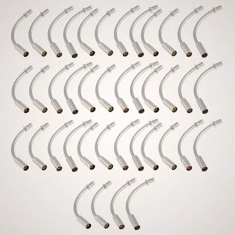 200PCS 90 DEGREE BIKE FLEXIBLE V BRAKE TUBE CABLE LINEAR PULL NOODLE GUIDE HOSE