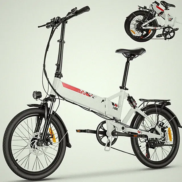 20in Folding Electric Bike, 500W 48V Ebike Professional 7-Speed Commuter Bicycle