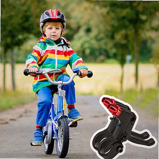 A Pair Bicycle Brake Lever Bike Levers of Universal 2 Finger Aluminum Alloy C...