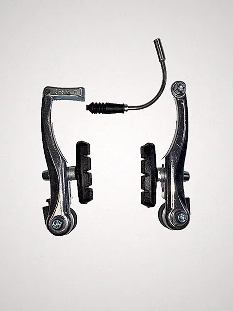 Artek V-Brake Set Linear Pull Brakes Silver, Aluminum