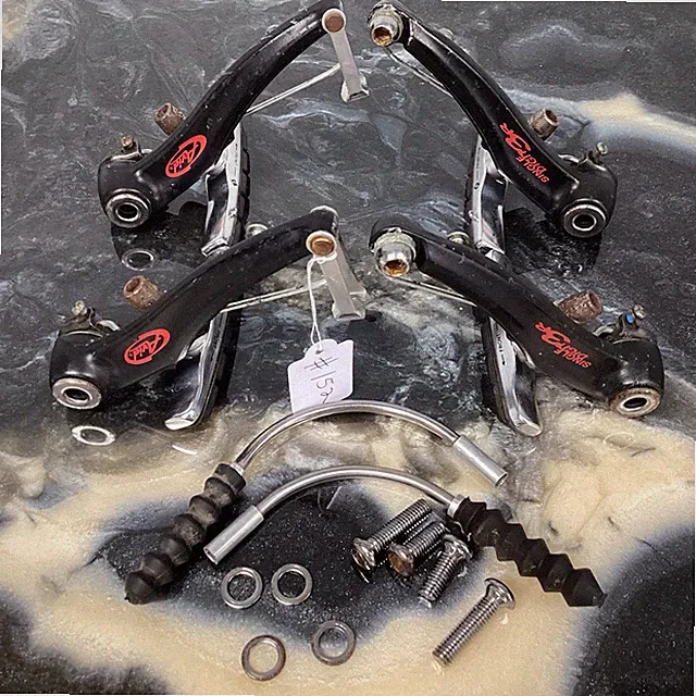 Avid Single Digit 3R Bicycle V Brakes Set W/ Bolts Boots Noodles 90’s MTB #152