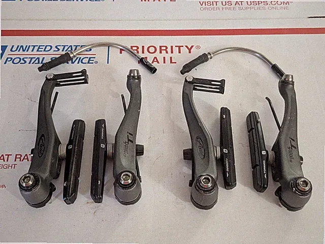 Avid Single Digit Ti Linear Pull Brakes Front & Rear Set 90s SD Titanium VTG MTB
