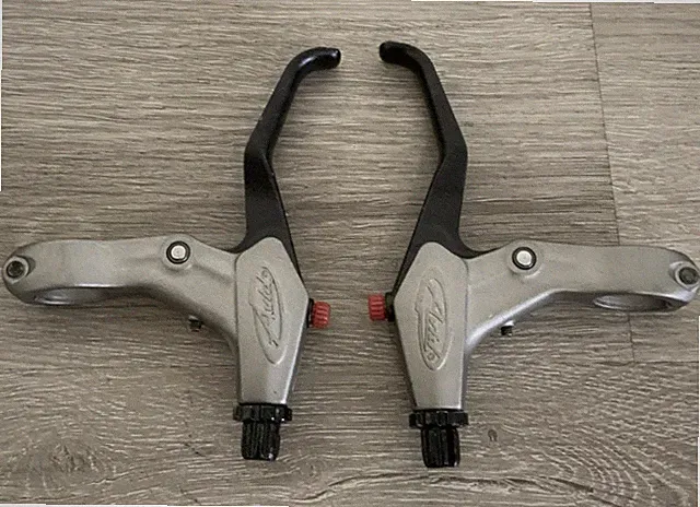 AVID SPEED DIAL BRAKE LEVERS SET OF (2) 22.2 MM CLAMP GRAY