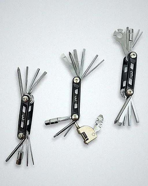 Bicycle Multi-Tool Kit – 9-Function Small, 14-Function Medium, 16- Large