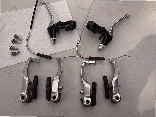 Brake Caliper Front Rear Linear direct Pull set V pair levers bike parts vee