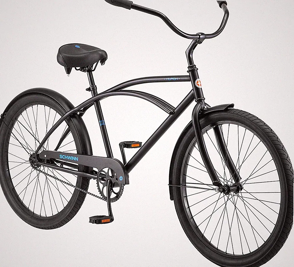 Cruiser Bike, 26 Inch Bike for Women and Men, Beach Cruiser Bicycle, Linear Pull