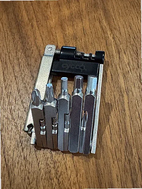 Cycco Compact Bicycle Multi Tool w/ Chain Breaker, Hex Keys, Torx & Screwdrivers
