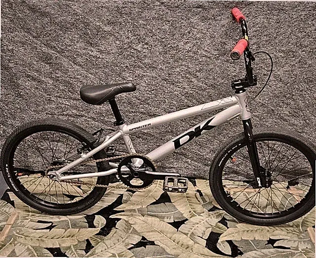 DK BMX SRINTER PRO RACE BIKE 20" SILVER Xlnt Condition SHOP USED ONLY