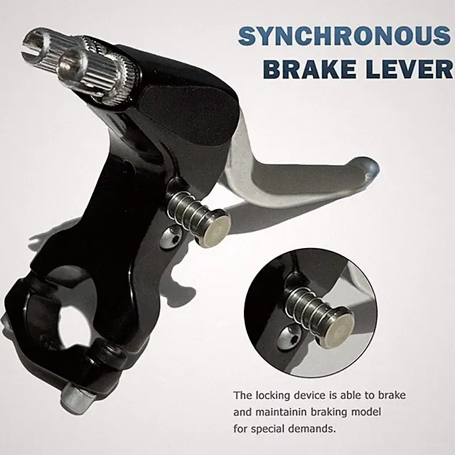 Dual Cable Linear Pulled Lockable Disc Bike Brake Lever for Trike Quad Tricycle