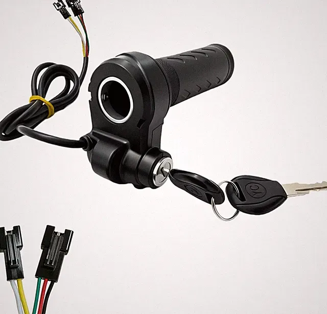 Full Twist Throttle for Ridstar Q20, 3-Pin Waterproof Ebike Throttle Grip with 2