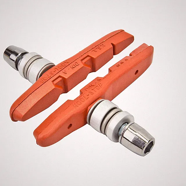 Kool-Stop Thinline Brake Shoe Threaded Post for Linear Pull, Salmon Compound
