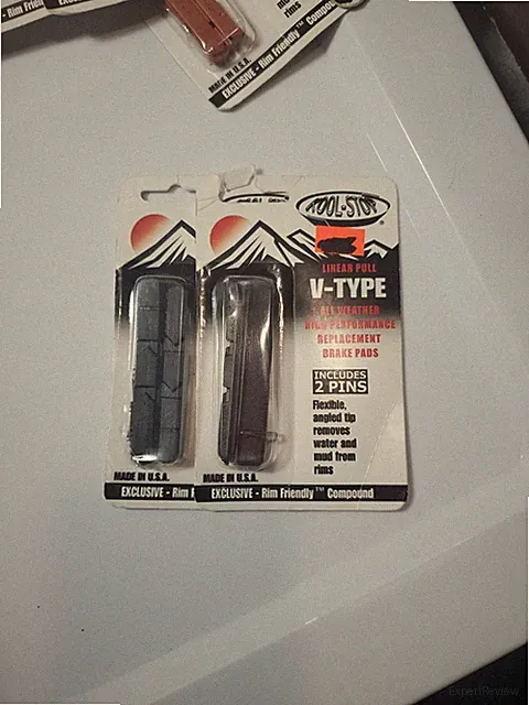 Kool-Stop Thinline Linear Pull V Brake Pads Replacement Inserts Black 2 PAIRS