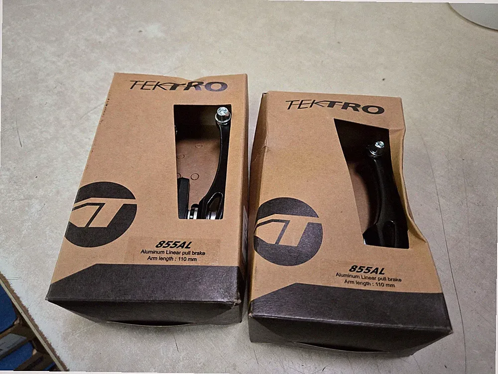Lot of 2 Tektro 855AL Linear Pull Bicycle Brake Front or Rear Black