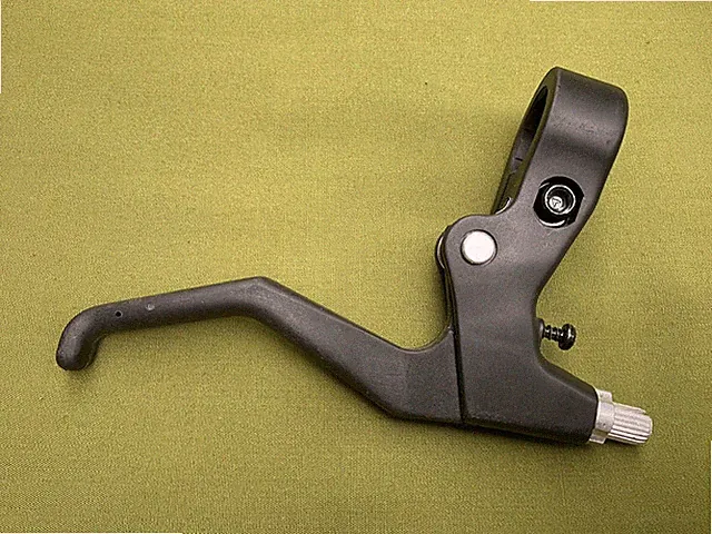 NICE RIGHT HAND BLACK 2 FINGER LINEAR LONG PULL BICYCLE BRAKE LEVER MTB HYBRID