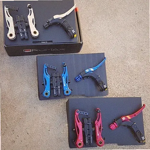 PROMAX 85MM P1 CLICK V-POINT LINEAR PULL BRAKE KIT BLACK BICYCLE BIKE BRAKES