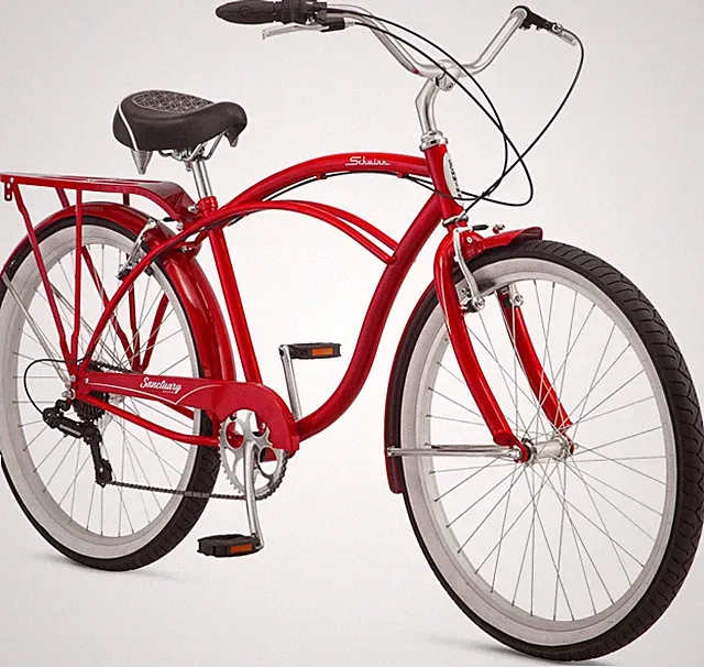 Sanctuary 7 Cruiser Bike, 26 Inch Bike for Women and Men, 7-Speed Beach Cruiser