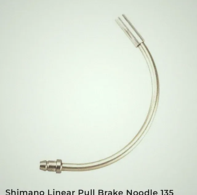 Shimano Linear Pull Brake Noodle 135 Degrees Silver Repair Replace Bike Bicycle