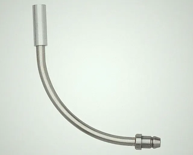 Shimano Linear Pull Brake Noodle (Silver) (90°) [ASMVBRKL]