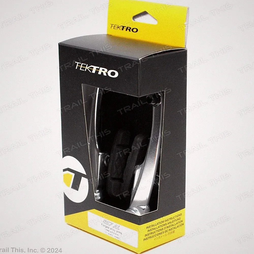 Tektro 857 AL Linear Pull V-Brake Silver for MTB Hybrid Bike fits Shimano Deore