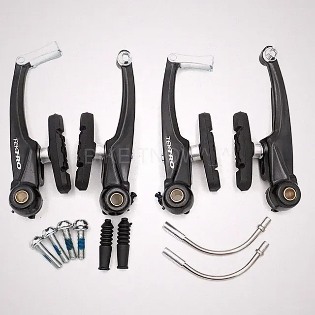 TEKTRO C310 V-Brake Linear Pull Bike Brake Set Long Arms 110mm , Black