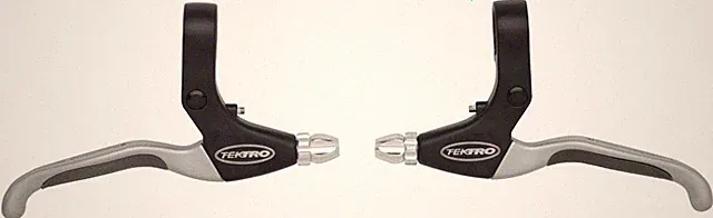 Tektro CL530-RS Linear Pull Brake Levers Black/Silver