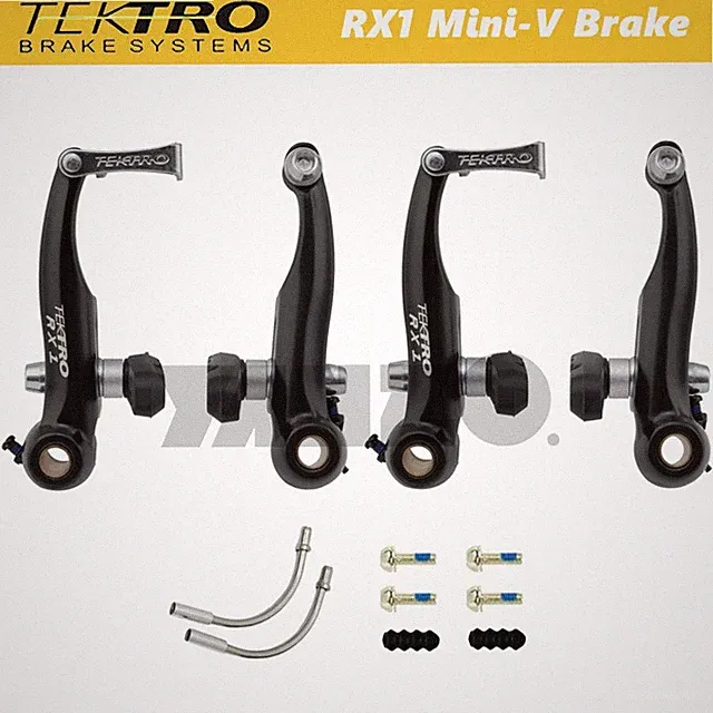 TEKTRO RX1 Mini V-Brake Cyclocross Conversion Kit (Front+Rear)，20.5-36.5mm，Black