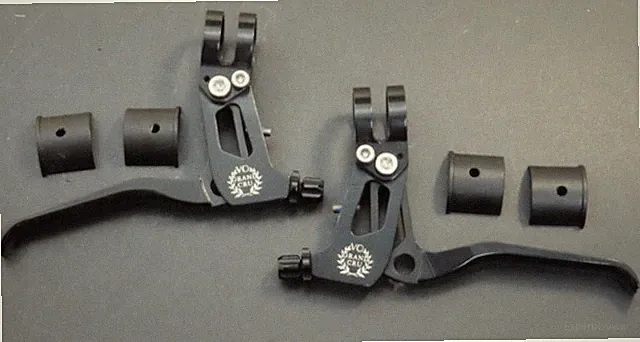 Velo Orange Gran Cru Linear pull V Brake levers Black 22.2 23.8 black New