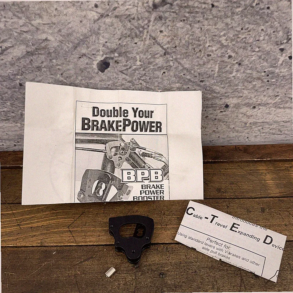 Vintage BPB Brake Power Booster Cable Travel Black V-Brake Linear Pull MTB Bike