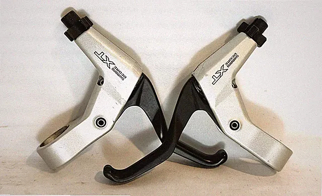 Vintage Shimano Deore XT Brake Levers BL-M739 Mountain Bike mtb linear pull V