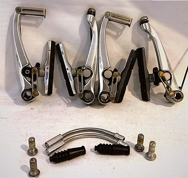 Vintage Shimano XT BR-M739 linear pull V- brakes MTB mountain bike race deore